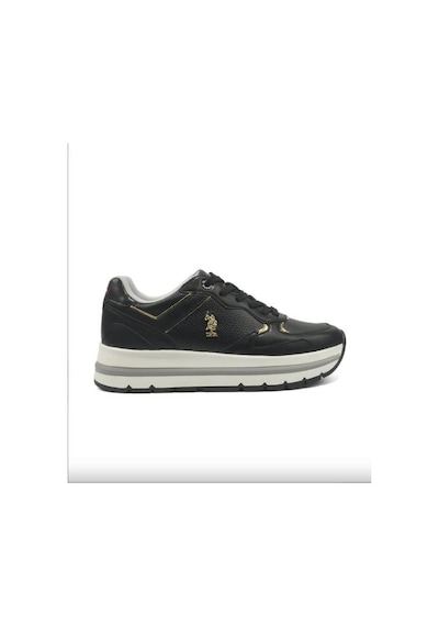 U.S. Polo Assn. U.s.polo Assn Shına 6pr Comfort Casual Anatomik Spor Ayakkabısı Siyah
