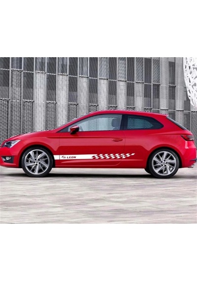 Seat Leon Yan Kapı Şerit Sticker Etiket Modeli