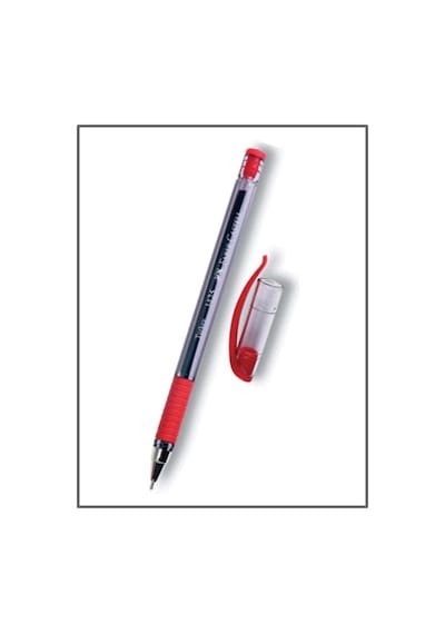 Faber Castell Tükenmez Kalem 1425 Kırmızı - 5 Adet Kırmızı