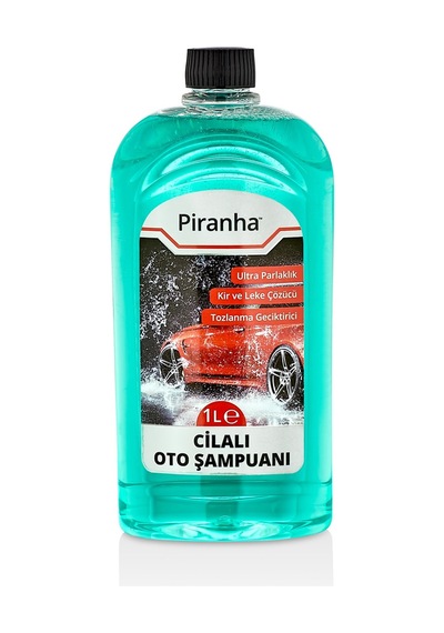 Piranha 1000 Ml Cilalı Oto Şampuan