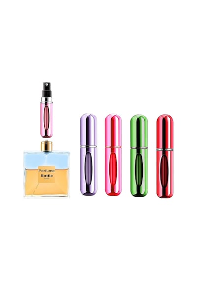 Kyrotech 4 Adet Taşınabilir Mini Parfüm Atomizer Şişesi 5 Ml Yeniden Doldurulabilir Seyahat P