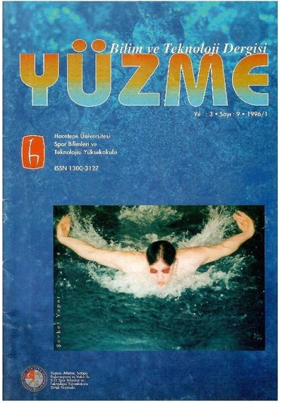 Bilim Ve Teknoloji Dergisi - Yüzme Sayı: 9 Yıl 3 - 1996/1