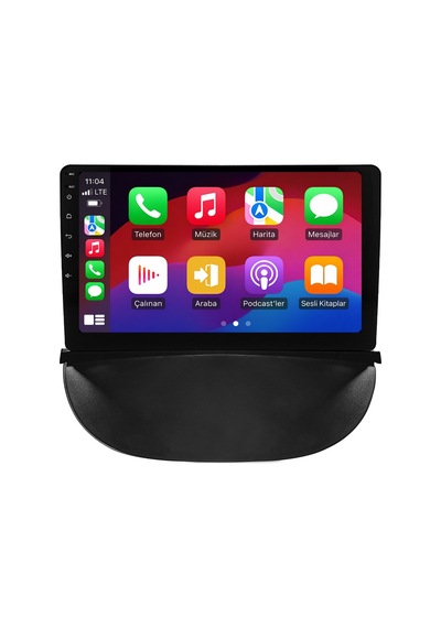 Renault Symbol Android Multimedya 2009-2012 Carplay Android Auto Navigasyon Kameralı 4gb Ram 32gb 9"