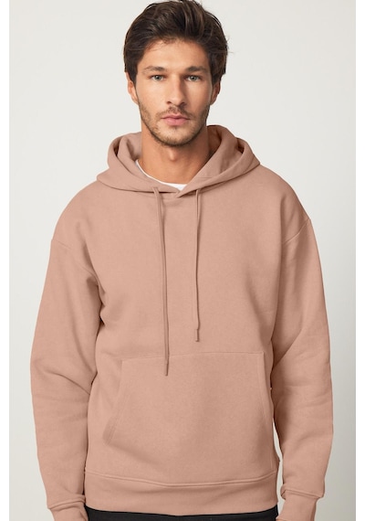 Tudors Unisex Oversize Geniş Kesim Pamuklu Yumuşak Dokulu İçi Polarlı Basic Vizon Renk Kapüşonlu Sweatshirt-31466-vizon Vizon Tudors Unisex Oversize Geniş Kesim Pamuklu Yumuşak Dokulu İçi Polarlı Basic Vizon Renk Kapüşonlu Sweatshirt-31466-vizon Vizon