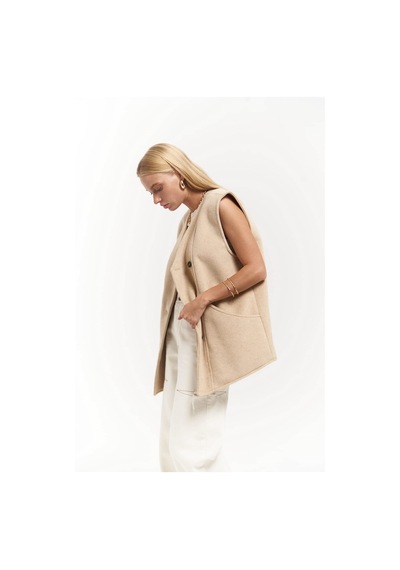 Mai Collection Mai Studios Co. Colmar Camel Salaş Hırka Camel