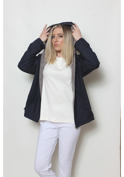 CottonCool Kadın Lacivert Içi Polar Mont
