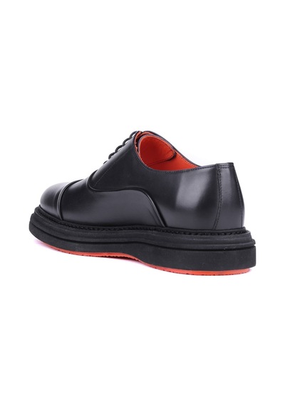 Shoetyle - Siyah Hakiki Deri Bağcıklı Erkek Klasik Ayakkabı 250-2035-1533 Deri Siyah
