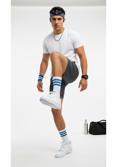 Plus Scorpion Unisex Tenis Çorabı 2 Lü Set Pamuklu, Nefes Alabilir, Günlük & Spor Kullanımına Uygun Beyaz Çorap Beyaz