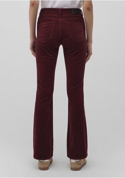 Mavi - Molly Bordo Kadife Pantolon 1013689467 Bordo