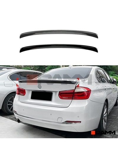 Bmw F30 Csl Stil Bagaj Spoiler - Parlak Siyah
