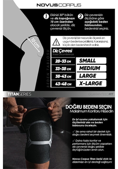 Fitness Spor Dizlik Unisex Knee Sleeve Spor Antrenman Destek Gym Ortopedik Dizlik - 1 Adet