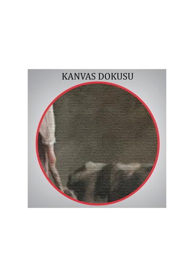 Süpürgeli Cadıya Özenen Kız Dekoratif Duvar Tablosu