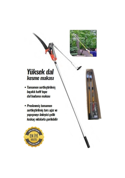 Bay-Tec Tepe Makası Teleskopik Alüminyum 2.80 Cm Mk4572