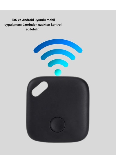 Akıllı Takip Aleti İos Uyumlu Ve Bluetooth Bağlantılı Siyah