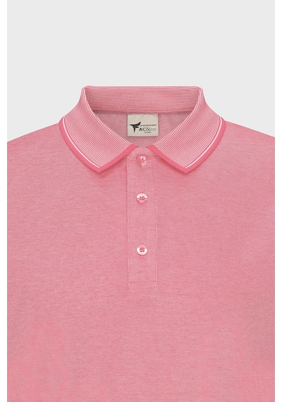 Ac&Co / Altınyıldız Classics 4A4820200047Fub3 Düğmeli Polo Yaka Cepsiz Slim Fit Erkek Tişört Fuşya - Beyaz Beyaz - Pembe Ac&Co / Altınyıldız Classics 4A4820200047Fub3 Düğmeli Polo Yaka Cepsiz Slim Fit Erkek Tişört Fuşya - Beyaz Beyaz - Pembe