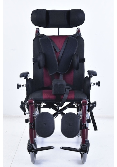 K-080 Spastik Çocuk Tekerlekli Sandalye Recline Sırtlık Refakatçi Frenli