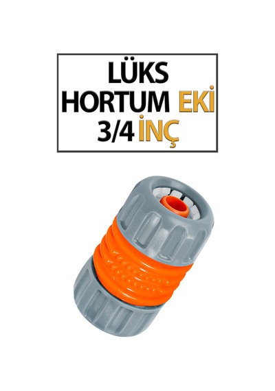Lüks Geçmeli Hortum Eki 3/4 Lük 1 Adet