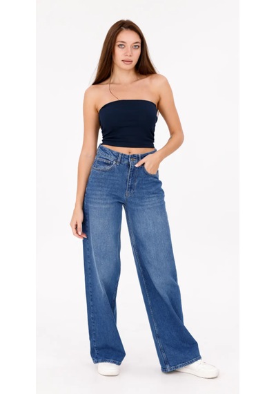 Eseclass Baggy Jean Pantolon Mavi