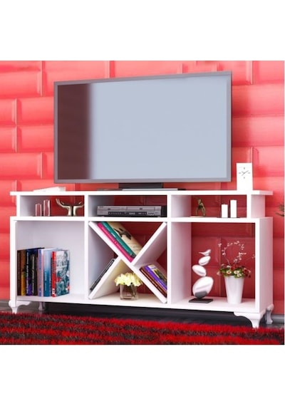 Tv Ünitesi Kamer Tasarım Beyaz