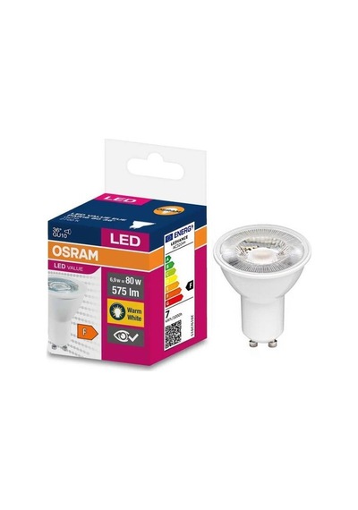 Osram Ledvalue 6,9w 80w Par16 Led Spot Ampul Sarı - 3 Adet