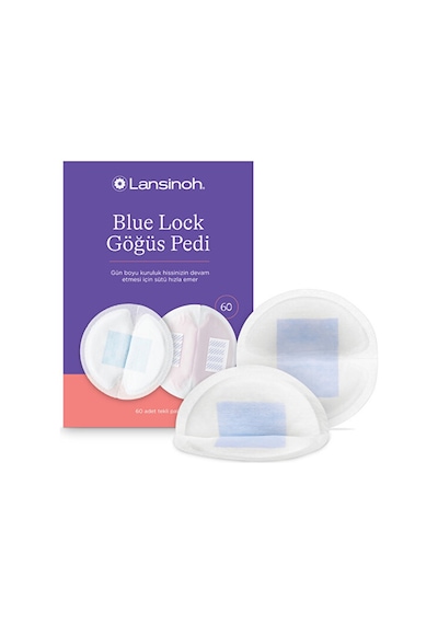 Lansinoh® Blue Lock 60'lı Göğüs Pedi