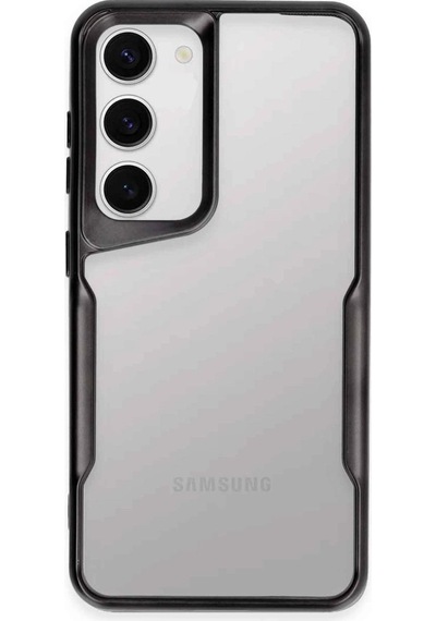 Samsung Galaxy S23 Kılıf Boyi Silikon Kapak - Siyah Çok Renkli