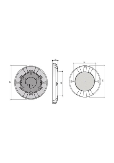 Gemaş 72 Led Sıva Üstü Havuz Lambası 23 Watt Gün Işığı