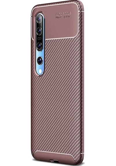 Smcase Xiaomi Mi 10 Pro Kılıf Ultra Soft Negro Karbon Silikon Siyah