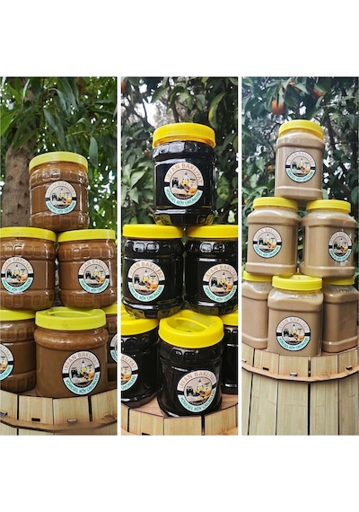 Eko 3 Lü Paket Tahin, Pekmez,beyaz Tahin 3 Kg