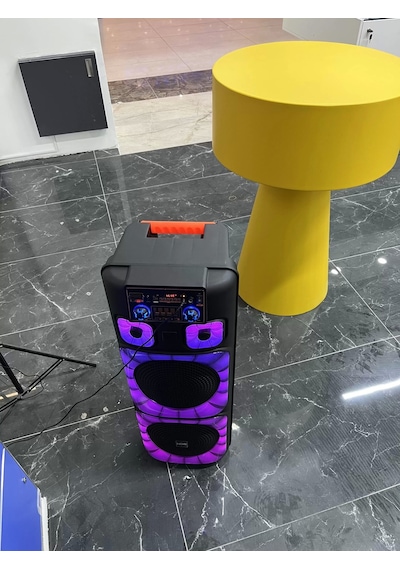 Ndr Dev Bluetooth Hoparlör Dev Kareoke Ses Sistemi 2 Mikrofonlu 5000w