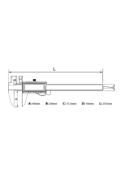 Dasqua 2115-2305 Metal Kasalı Kumpas 150mm