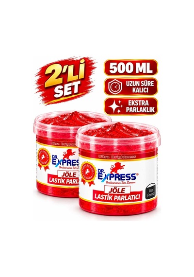 Premium Lastik Parlatıcı Jöle 500 Ml Parlak Görünüm Uzun Süre Etkili Yeniler Reçel Parlatıcı 2'li Set Suya Dayanıklı - 935569301