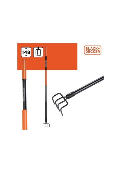 Black&decker Bxgtto7007 Bahçe Tırmığı148 Cm Siyah-turuncu
