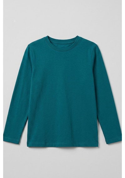 Kiagu Erkek Çocuk Uzun Kollu Basic Düz Tişört %100 Pamuk Bisiklet Yaka T-shirt 2-13 Yaş Yeşil Kiagu Erkek Çocuk Uzun Kollu Basic Düz Tişört %100 Pamuk Bisiklet Yaka T-shirt 2-13 Yaş Yeşil