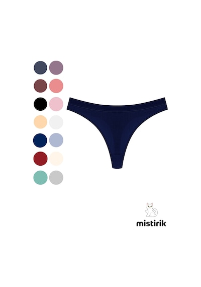 Mistirik Paulo Model Fitilli Esnek Kumaş String Tanga Lacivert Renk Lacivert
