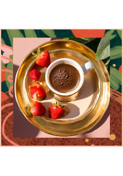 Mim And More Çilekli Türk Kahvesi Çilek Aromalı Türk Kahvesi 200 G