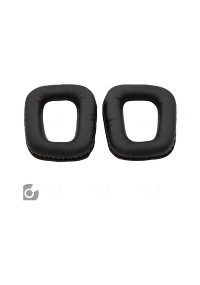 Logitech G930 G430 F450 G432 G332 G231 G230 Uyumlu Kulaklık Sünger Yastığı Pedi Deri Siyah