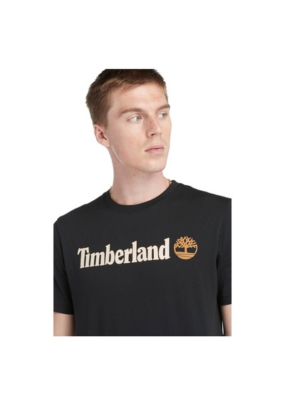 Timberland Kennebec Rıver Linear Log Siyah Erkek Kısa Kol T-shirt 000000000102084376 Siyah-lıla