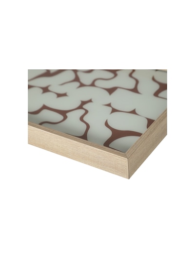 Mudo Home Soft Brown Dekoratif Tepsi 31x42 Cm Bej
