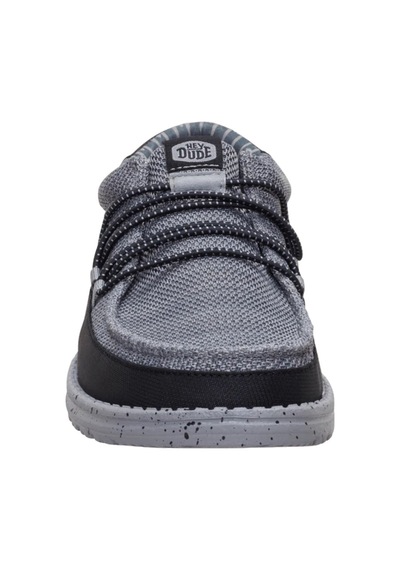 Hey Dude Wally Cru Stretch Canvas Erkek Terlik Gri