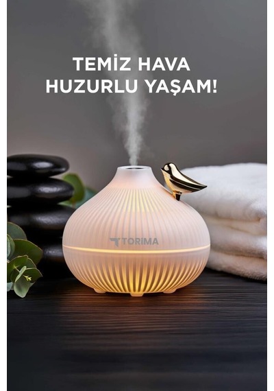Premium Hava Nemlendiricisi Buhar Makinesi H12 Beyaz Masaüstü Hediyelik Pratik