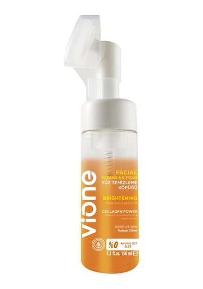 Vione 2 Li Set Yüz Temizleme Köpüğü 150ml Özel Fırçalı