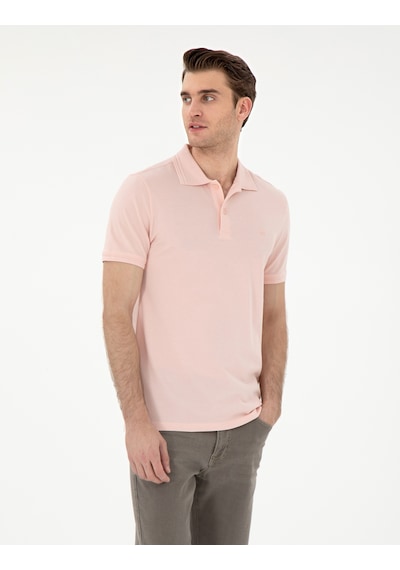 Pierre Cardin Erkek Pudra Tişört Basic 50306448-vr042 Pudra