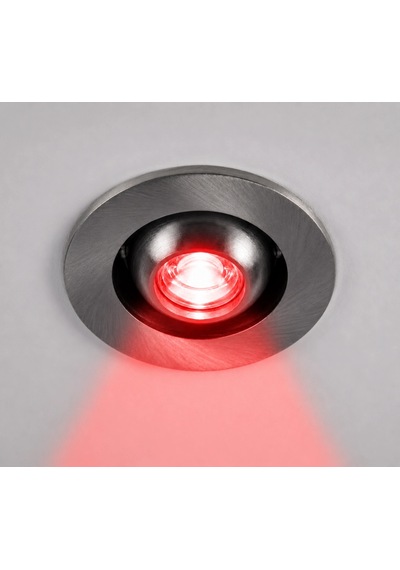 1 Adet Noas Yl94 0104 Satin Kasa 1w Led Spot Kırmızı Işık