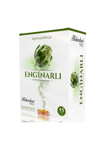 Hekimhan Bitkisel Enginarlı Doğal Karışık Bitki Süzen Poşet Çay 45 x 2 G