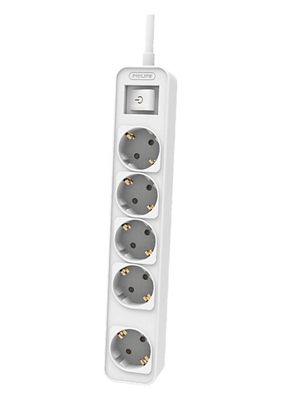 Philips Chp2154wb Beyaz Çocuk Korumalı 5'li Priz 3m