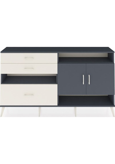 Arges Konsol 4 Raflı 3 Çekmeceli 2 Kapaklı 176x30x99 Antrasit-ant Antrasit-antrasit/aytaşı Arges Konsol 4 Raflı 3 Çekmeceli 2 Kapaklı 176x30x99 Antrasit-ant Antrasit-antrasit/aytaşı