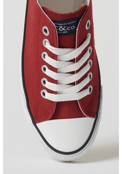 AC&Co / Altınyıldız Classics Erkek Bordo Günlük Rahat Kanvas Spor Ayakkabı Bordo AC&Co / Altınyıldız Classics Erkek Bordo Günlük Rahat Kanvas Spor Ayakkabı Bordo