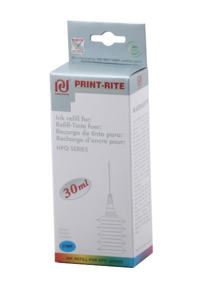 Print-Rite Hp Üniversal Dye Mavi Mürekkep 30Ml