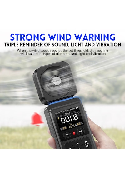Fam-02 Anemometre Rüzgar Hızı Ölçer